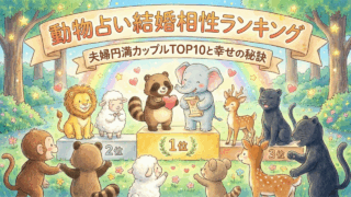動物占い結婚相性ランキング｜夫婦円満カップルTOP10と幸せの秘訣