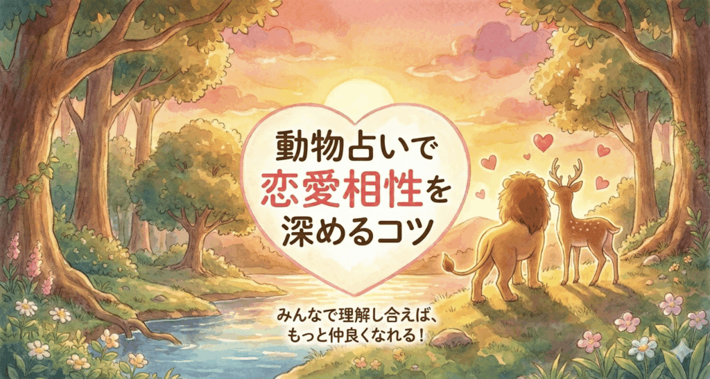 動物占いで恋愛相性を深めるコツ