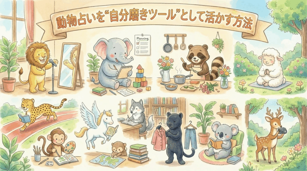動物占いを“自分磨きツール”として活かす方法