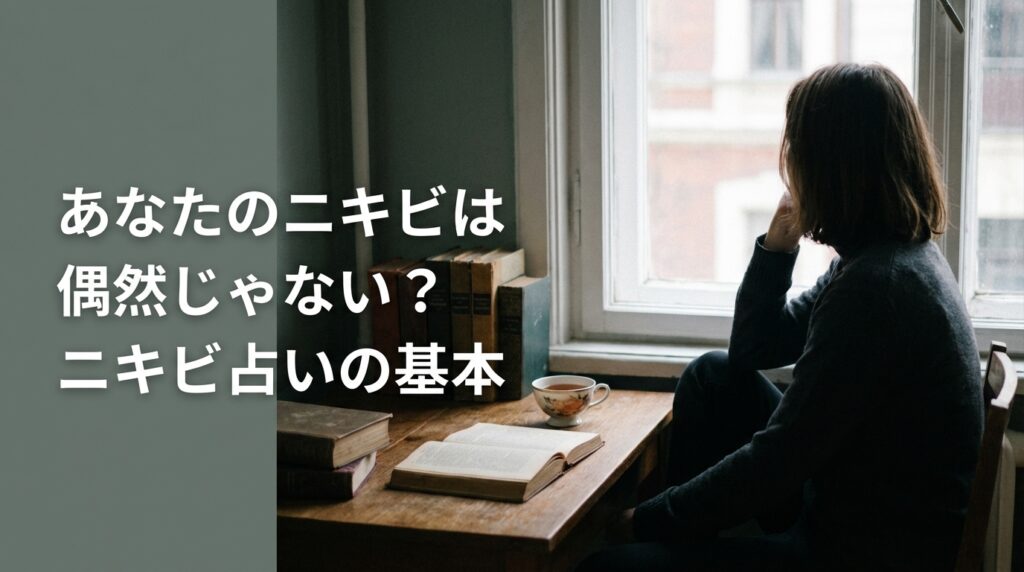 あなたのニキビは偶然じゃない？ニキビ占いの基本