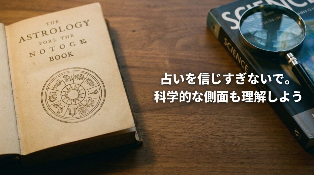 占いを信じすぎないで。科学的な側面も理解しよう