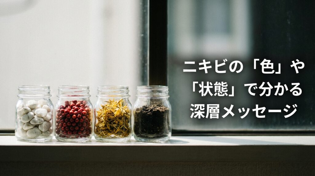 ニキビの「色」や「状態」で分かる深層メッセージ