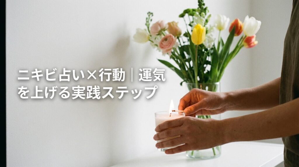 ニキビ占い×行動｜運気を上げる実践ステップ