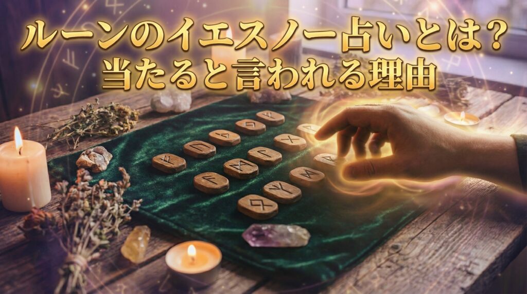 ルーンのイエスノー占いとは？当たると言われる理由