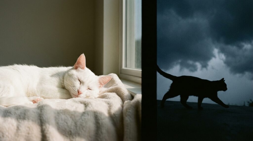 「夢占いで猫が象徴する基本的な意味｜女性性・直感・変化のサイン」