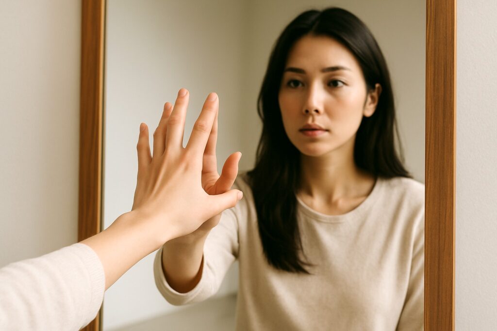 夢占い 手を握る夢 吉凶判断を示すイメージ