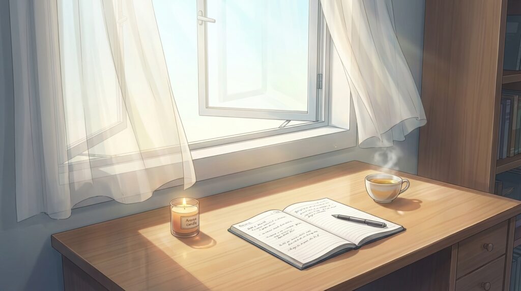 「放火の夢は変化と再生のメッセージ｜夢占いまとめイメージ」