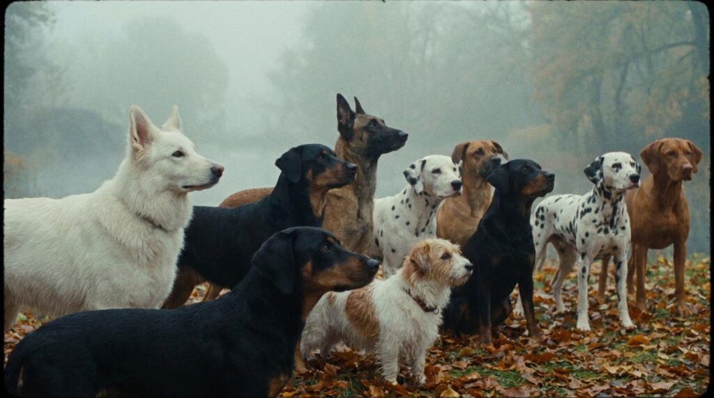 犬の種類・色別の夢の意味｜白い犬・黒い犬・子犬などの夢占いイメージ