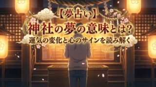 【夢占い】神社の夢の意味とは？運気の変化と心のサインを読み解く