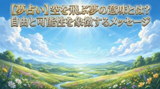 【夢占い】空を飛ぶ夢の意味とは？自由と可能性を象徴するメッセージ