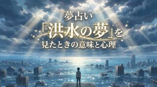 夢占い「洪水の夢」を見たときの意味と心理
