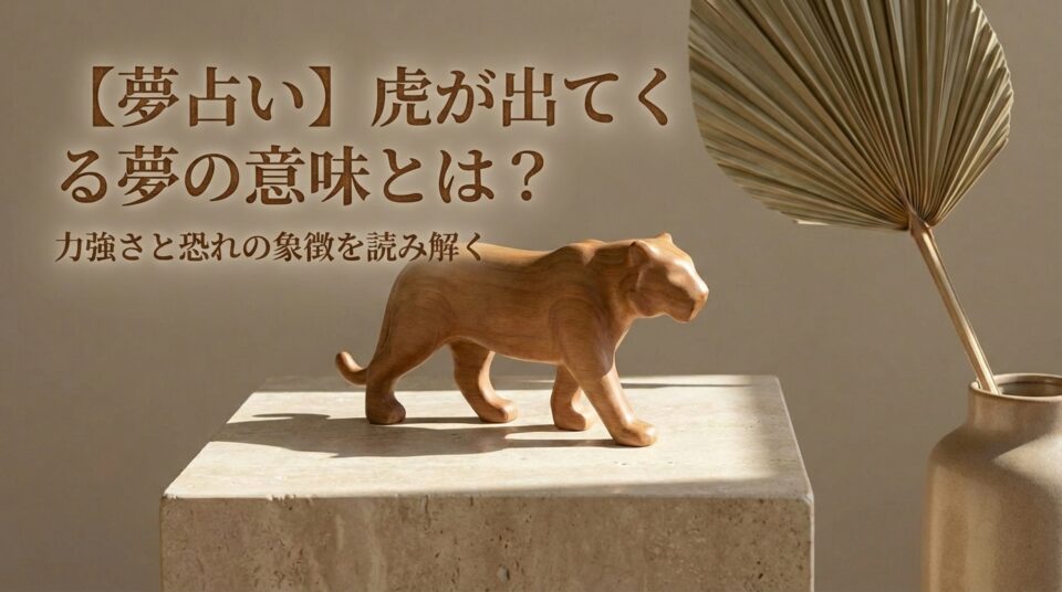 夢占いで虎が出てくる夢の意味や力強さと恐れを象徴したイメージ