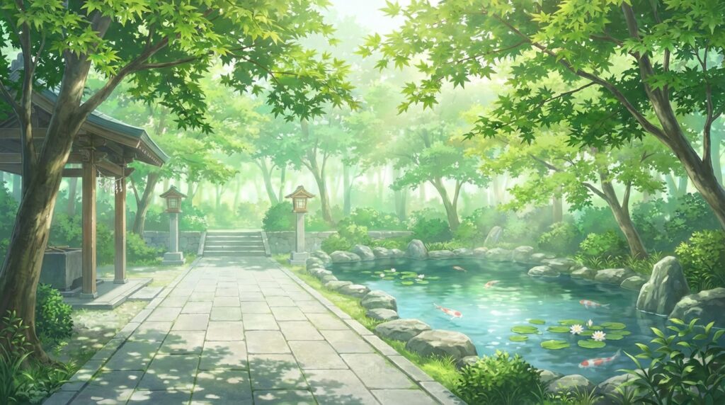 神社にお参りする夢の意味｜願いごとや決意を再確認する心理を示すイメージ