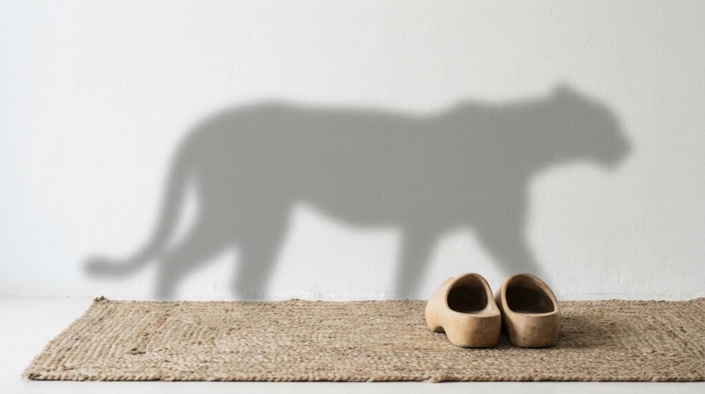 虎の夢が象徴する基本的な意味やエネルギーを表現したイメージ