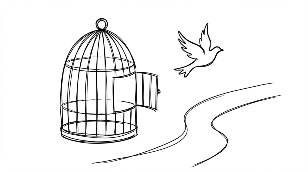 浮気の夢を見た後の心の整え方｜感情を落ち着かせるためのヒントを示すイメージ