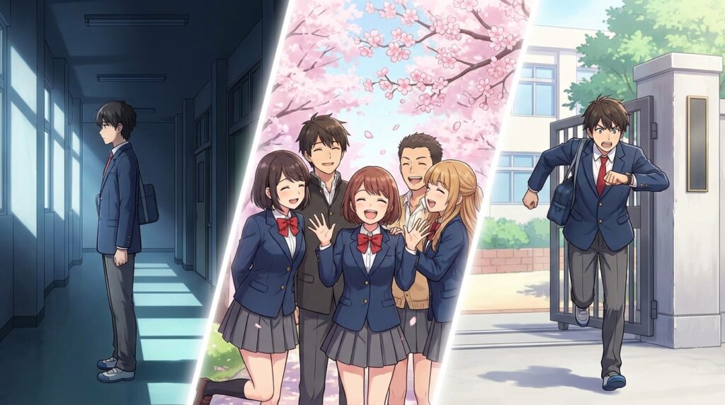 シチュエーション別に見る卒業式の夢の解釈や心の変化を表現したイメージ