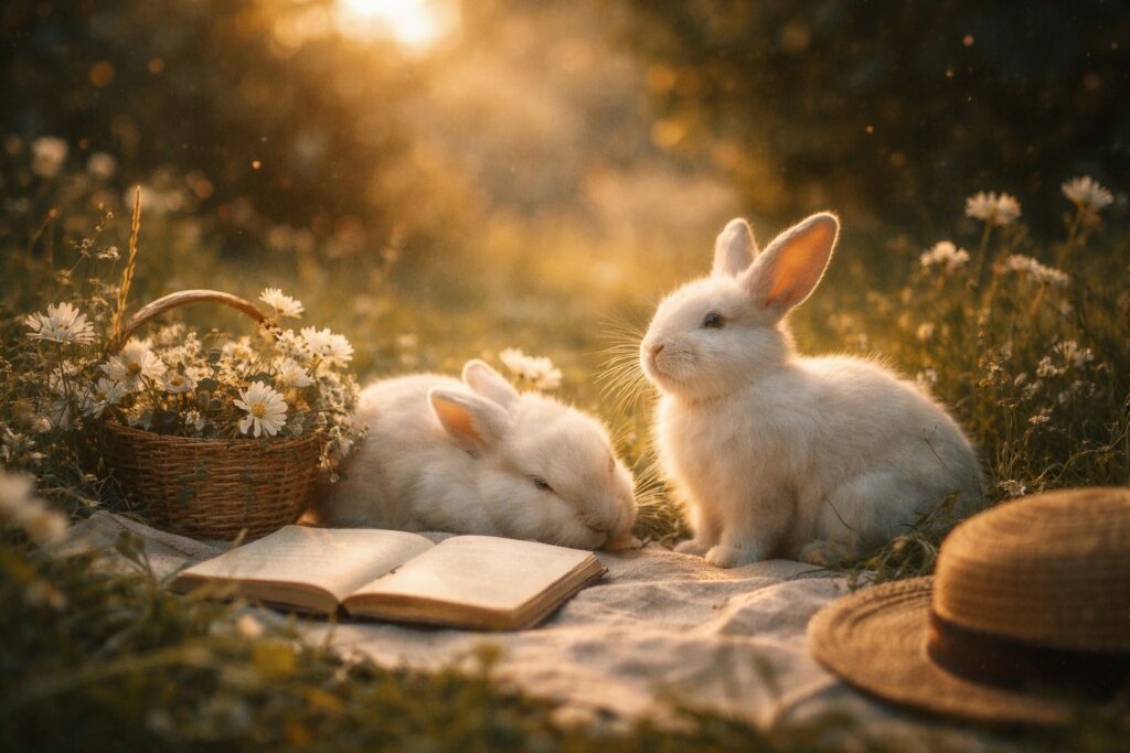 うさぎの夢まとめ｜可愛さの奥にある心理とメッセージを整理する総合イメージ