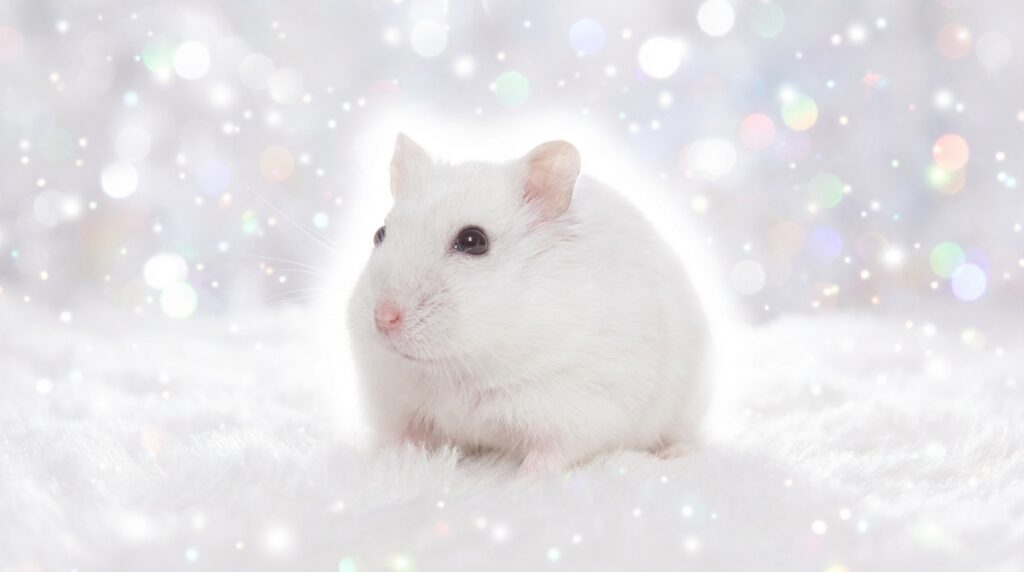 ハムスターの色別に読み解く夢占いの意味を示すイメージ