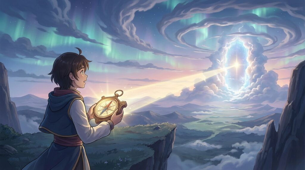 知らない人の夢が教えてくれる運勢の変化や人生の転機を表したイメージ