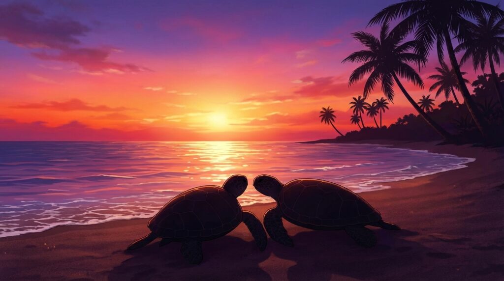 恋愛運・人間関係と亀の夢｜信頼や絆の深まりを表す夢占いイメージ