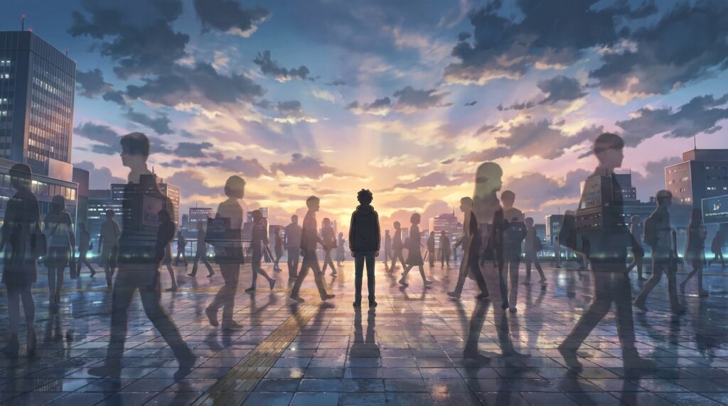 知らない人が出てくる夢の意味を総合的にまとめたイメージ