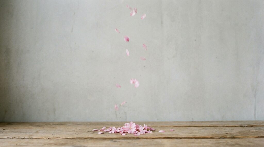 桜が散る夢が示す別れや区切り心の整理を象徴したイメージ