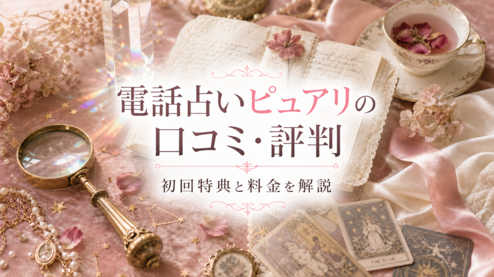 電話占いピュアリの口コミ・評判｜初回特典と料金を解説
