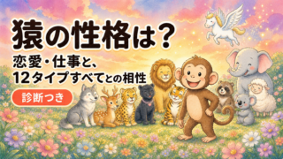 猿の性格は？恋愛・仕事と、12タイプすべてとの相性【診断つき】