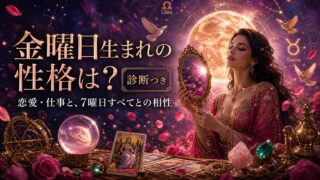 金曜日生まれの性格は？恋愛・仕事と、7曜日すべてとの相性【診断つき】