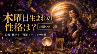 木曜日生まれの性格は？恋愛・仕事と、7曜日すべてとの相性【診断つき】