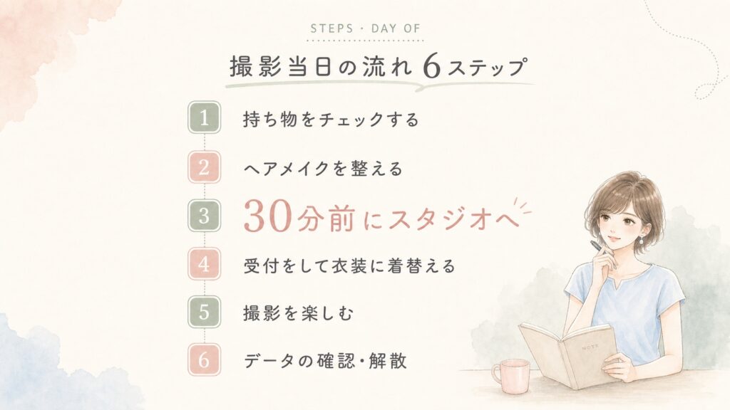 体験申し込みから当日までの流れ