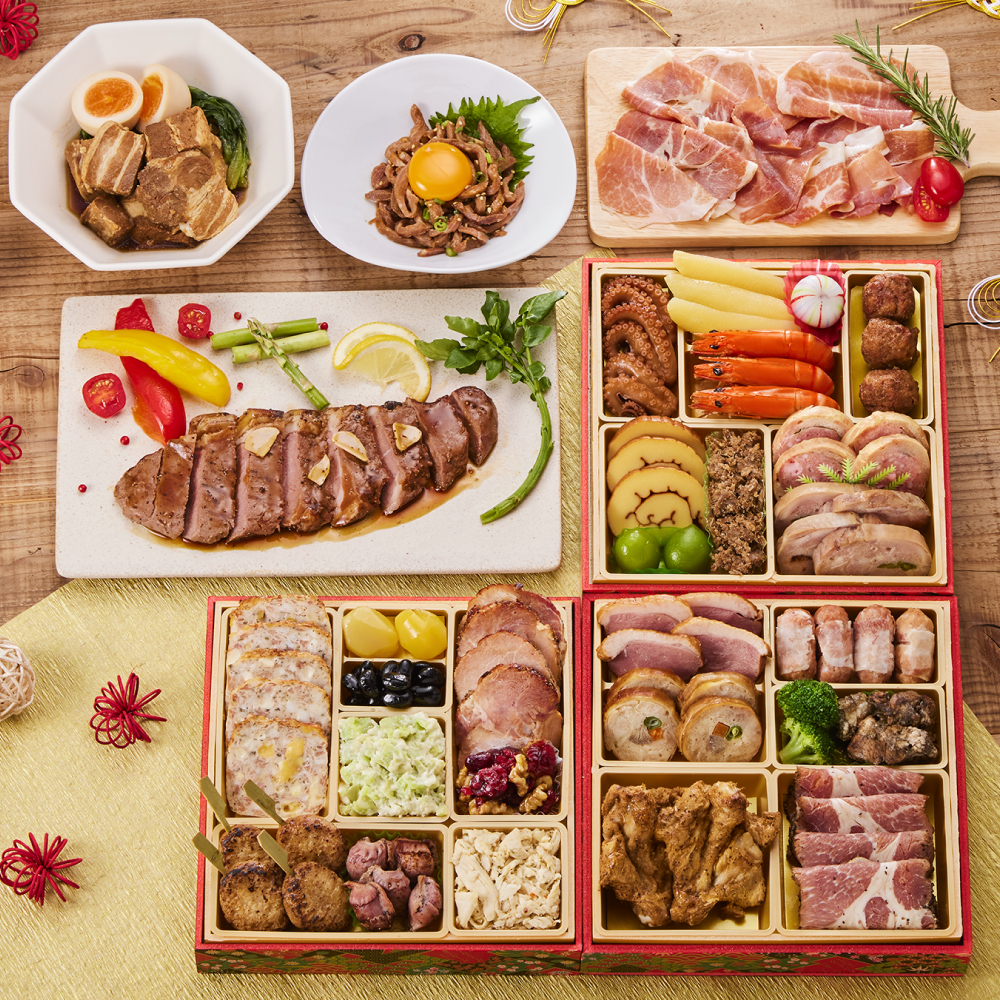 おせち 板前魂 肉三昧おせち 3人前 三段重 板前魂公式画像