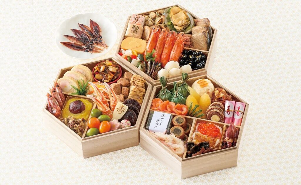 SL Creations 和風三段重「加賀亀甲重（かがきっこうじゅう）」（3段・43品・3〜4人前）おせち