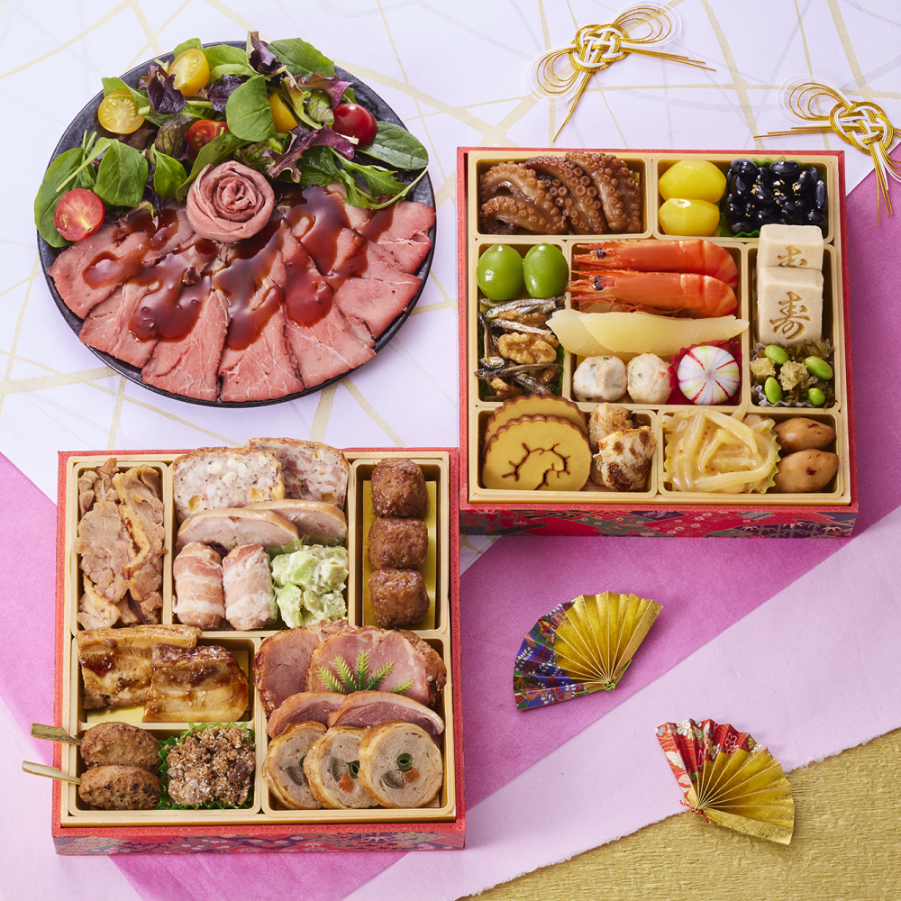 おせち 板前魂 瑠璃 2段重（2人前・28品） 板前魂公式画像