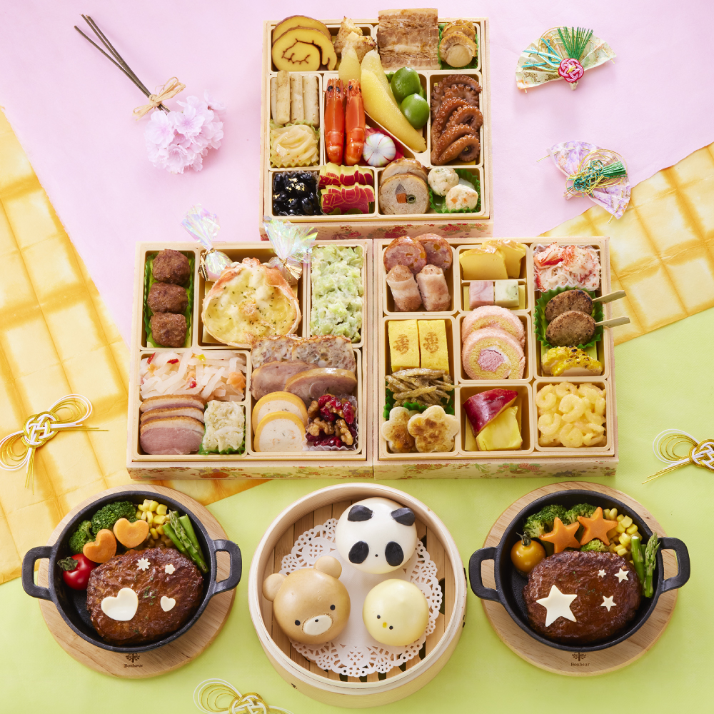 板前魂「子ども用おせち（こどもようおせち）」（3段・43品・3人前）おせち