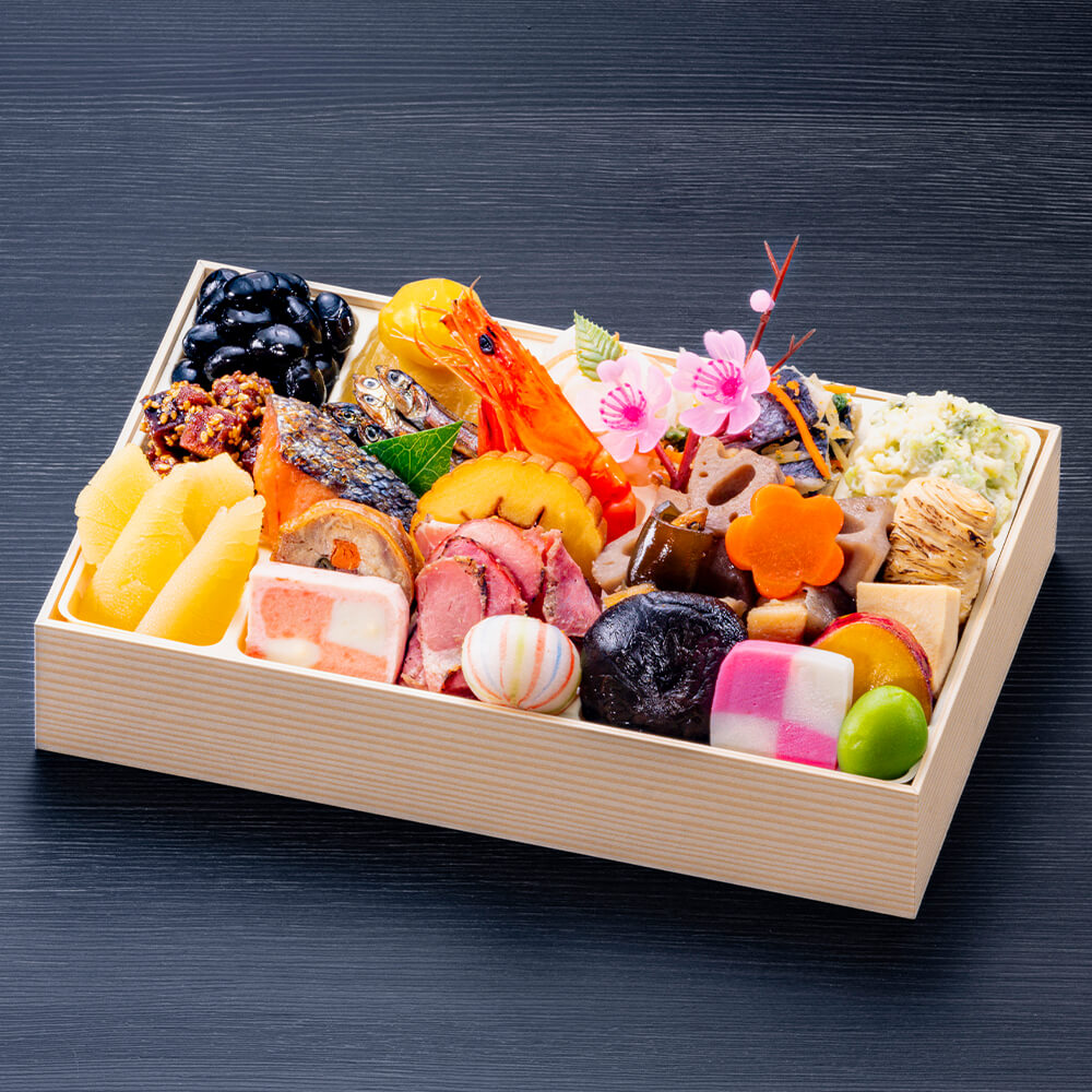 おせちの鉄人 「宝船」一段重 玉清 生おせち（1段・25品・1人前）