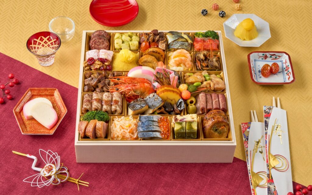 つるとんたんの「おせち」おうどんのお鍋付き（1段・33品・2人前）