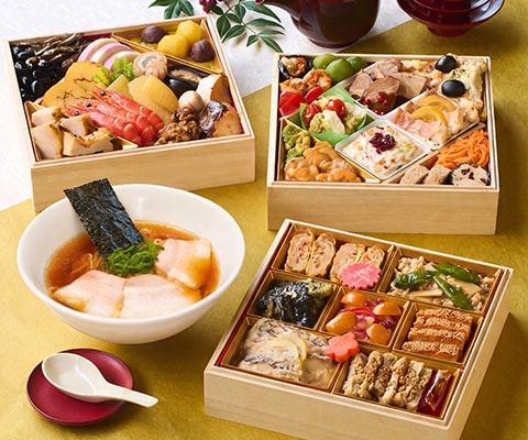 Oisix「高砂×飯田商店監修らぁ麺おせち」36品・3人前 33,280円
