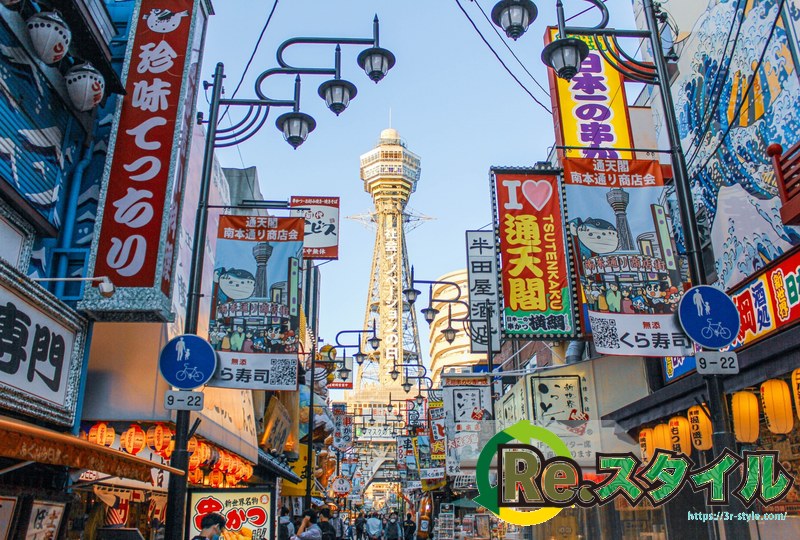 大阪市の街並み