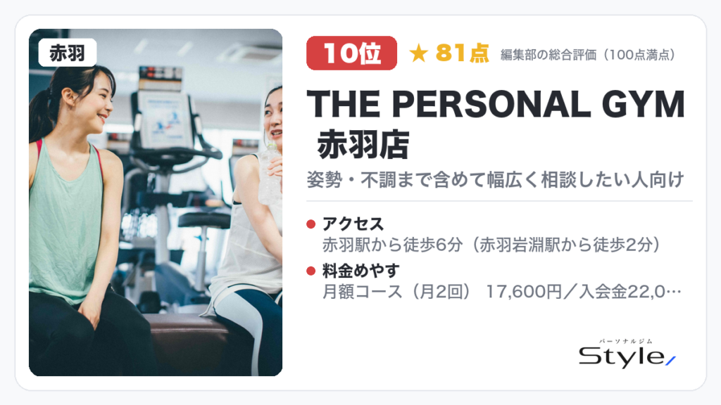 THE PERSONAL GYM 赤羽店