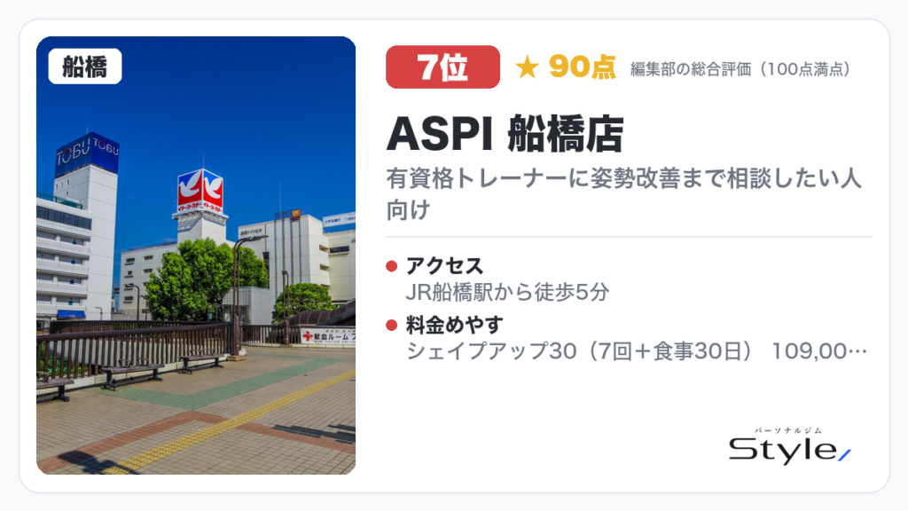 ASPI 船橋店