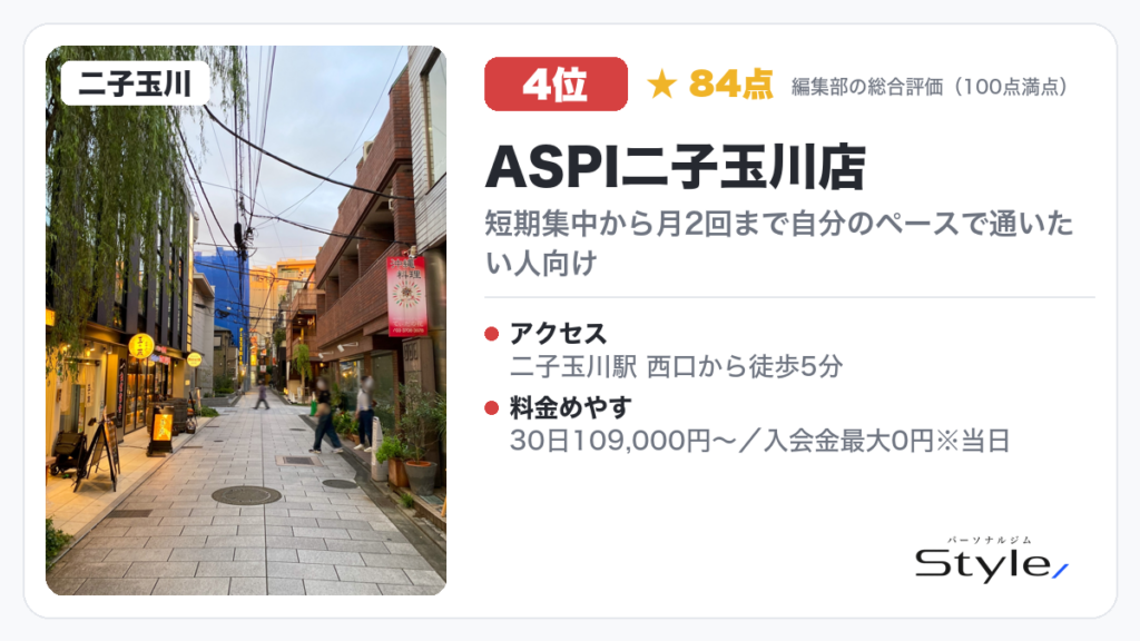 ASPI二子玉川店のイメージ画像