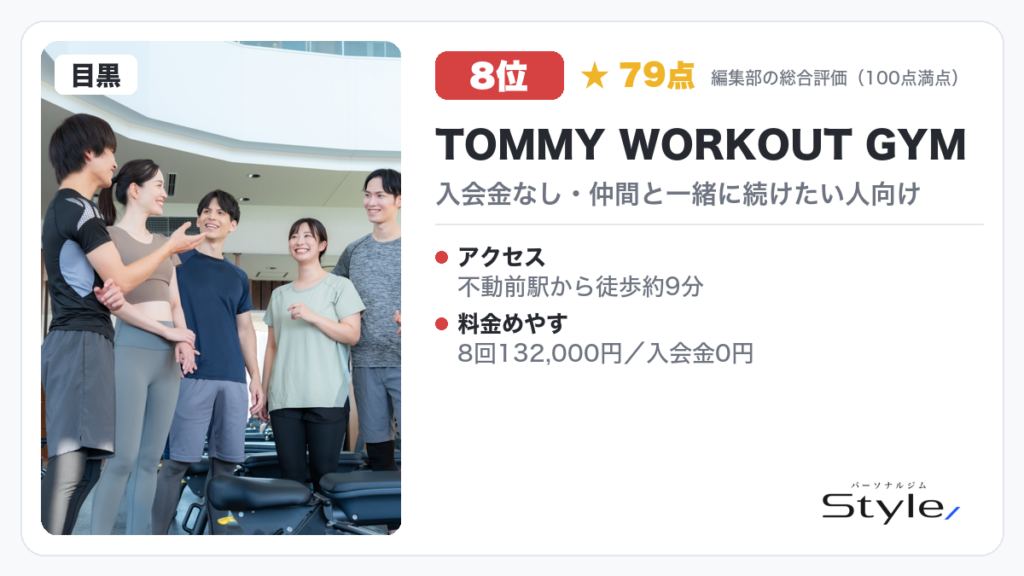TOMMY WORKOUT GYMのイメージ画像