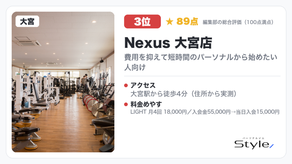 Nexus 大宮店