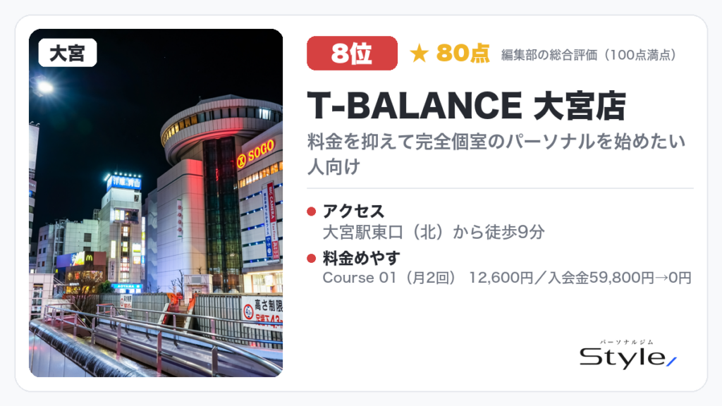 T-BALANCE 大宮店