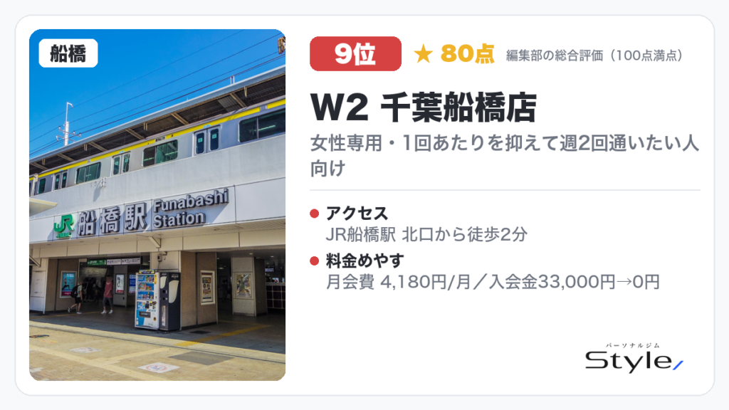 W2 千葉船橋店