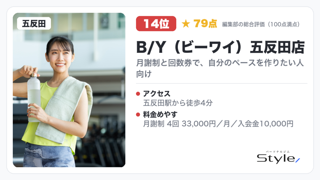 B/Y(ビーワイ)五反田店