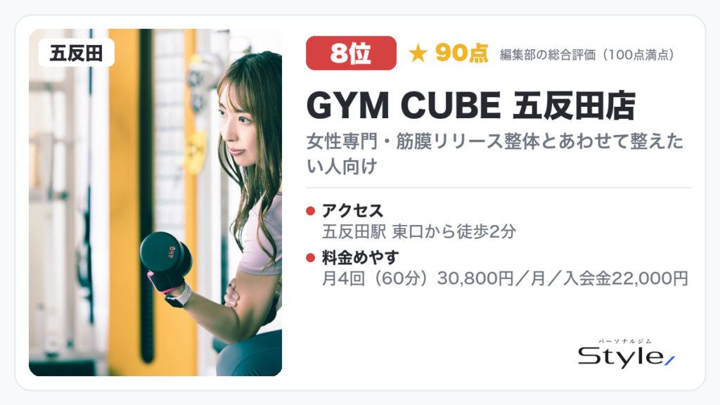 GYM CUBE 五反田店