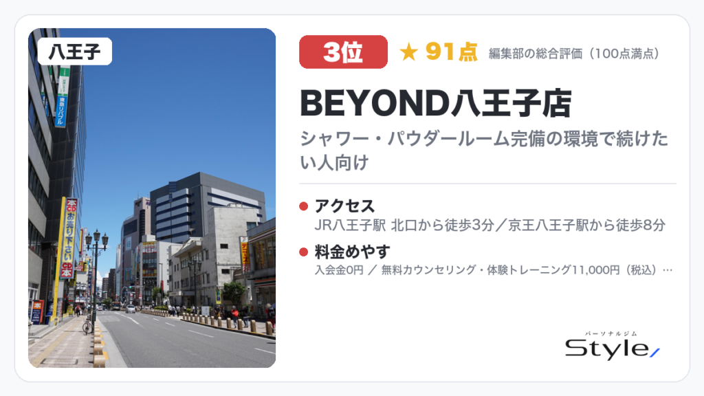 BEYOND八王子店