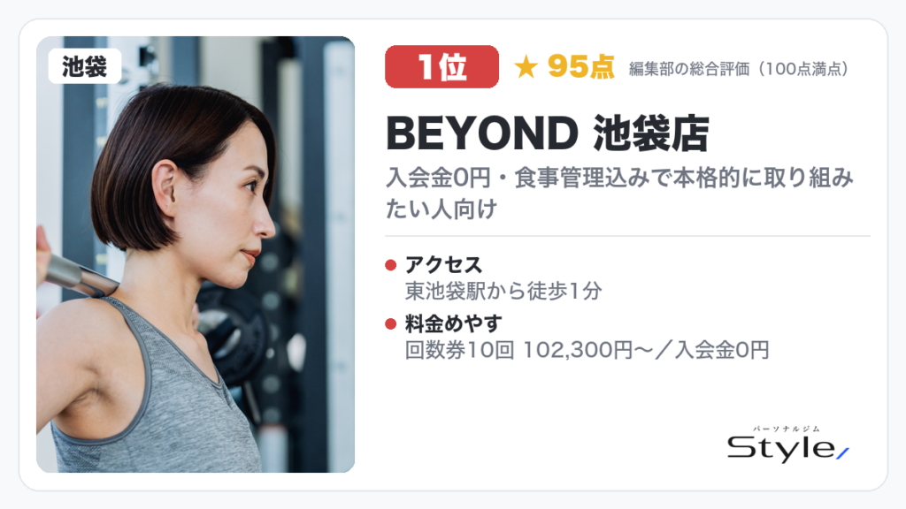 BEYOND 池袋店